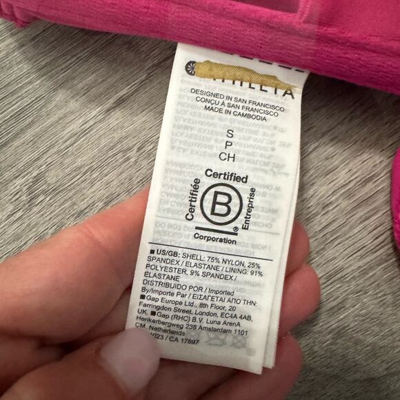 NWT Athleta Triangle Tankini Top D-DD Size Small - Picture 9 of 9